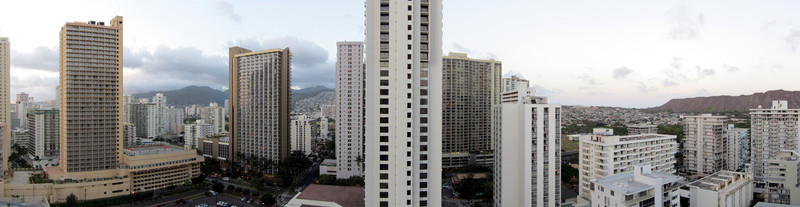 [Waikiki and Honolulu from the Marriott]